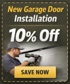 Coupon - New Garage Door Installation 10% Off